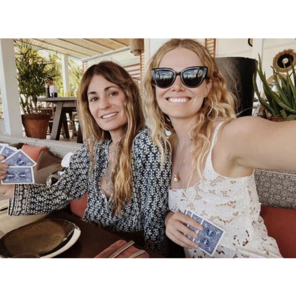 💕DOEN💕 Suri Top ~ Soledad Bloom Blue XL NWT - Picture 6 of 16